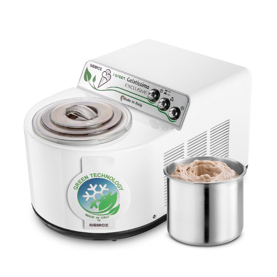 Мороженица автоматическая Nemox I-Green Gelatissimo Exclusive White, 1.7L с компрессором  #1