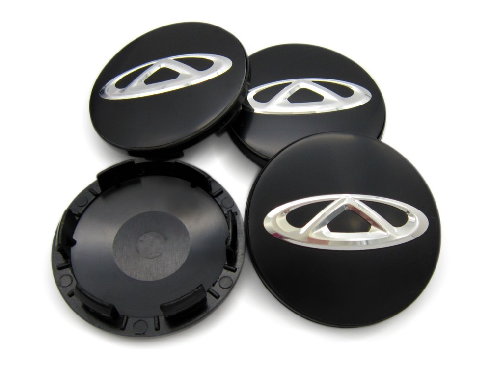 Колпачки заглушки на литые диски КиК Чери 62/55/10, комплект 4 шт.  #1