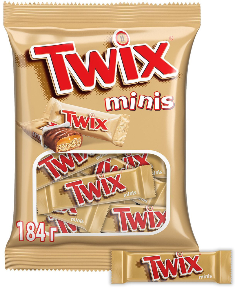 Батончик Twix Minis шоколадный 184 г #1