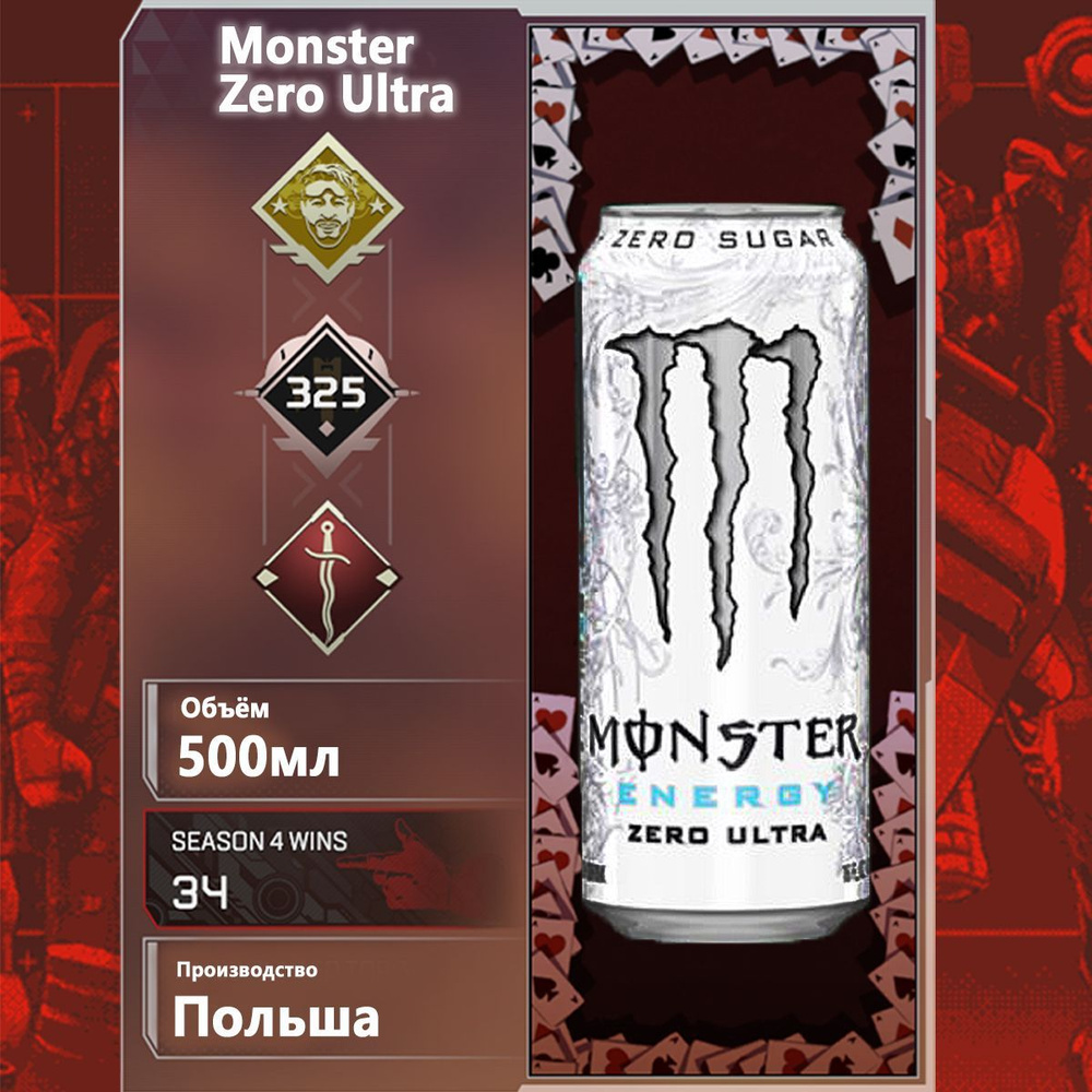 Энергетик Monster Energy Ultra & Apex Legend 500мл из Европы #1