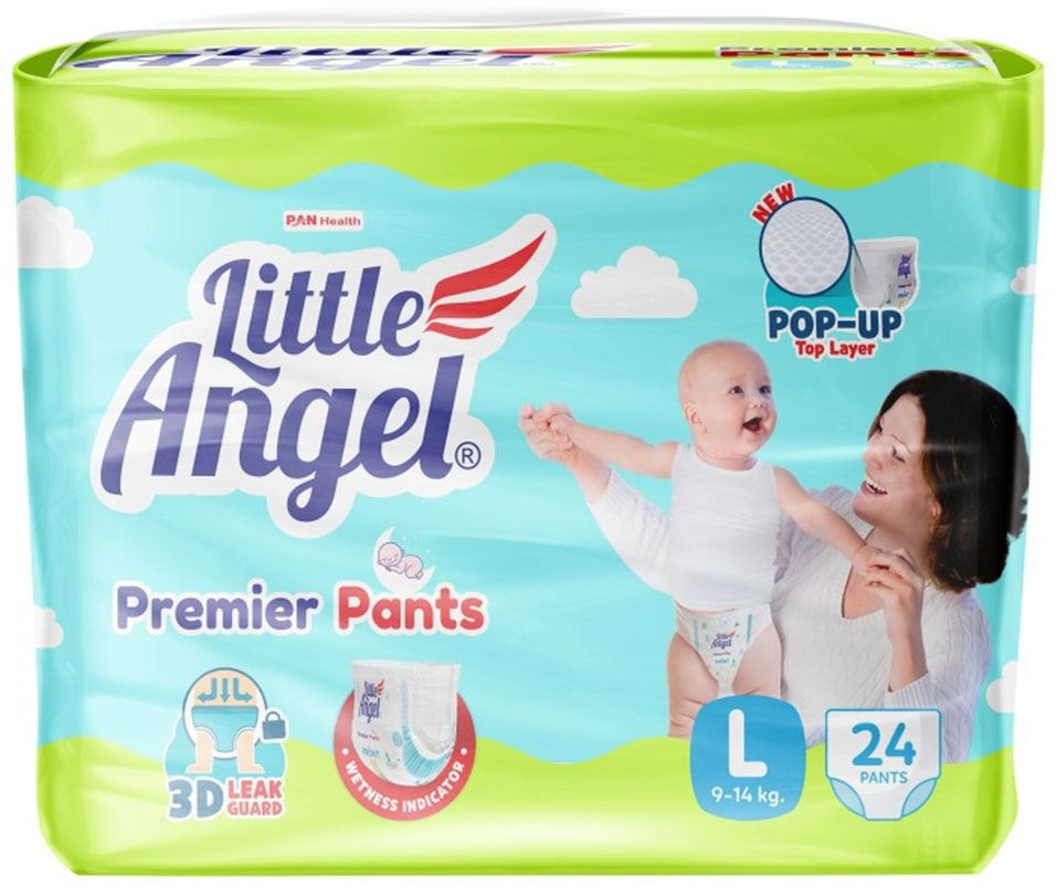 Подгузники-трусики Little Angel Premier 4 L 8-10кг 37-51см 24шт 1шт #1