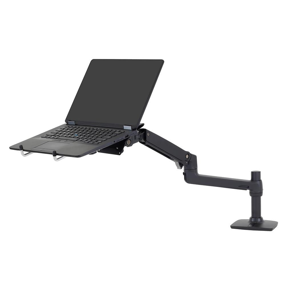 Ergotron LX Notebook Arm 45-241-224 + лоток для ноутбука 50-193-200 цвет черный (комплект)  #1