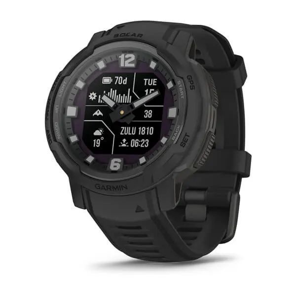 Часы Garmin INSTINCT CROSSOVER SOLAR - Tactical Edition, черный (010-02730-00) #1