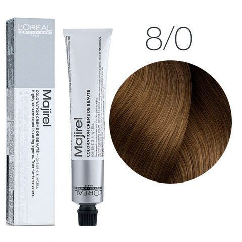 L'Oreal Professionnel Стойкая краска для волос Majirel, 8.0, 50 мл #1