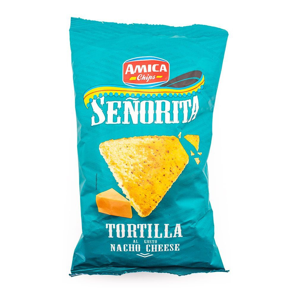 Чипсы кукурузные (начос) со вкусом сыра SENORITA, AMICA CHIPS, 0,185 кг  #1