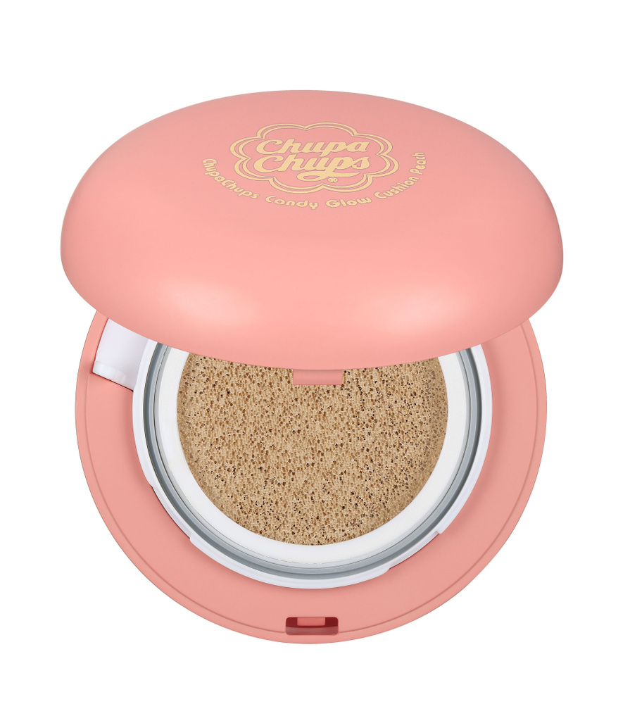 CHUPA CHUPS Тональная основа-кушон Candy Glow Cushion Peach SPF 50+ PA +++ (3.0 Fair)  #1