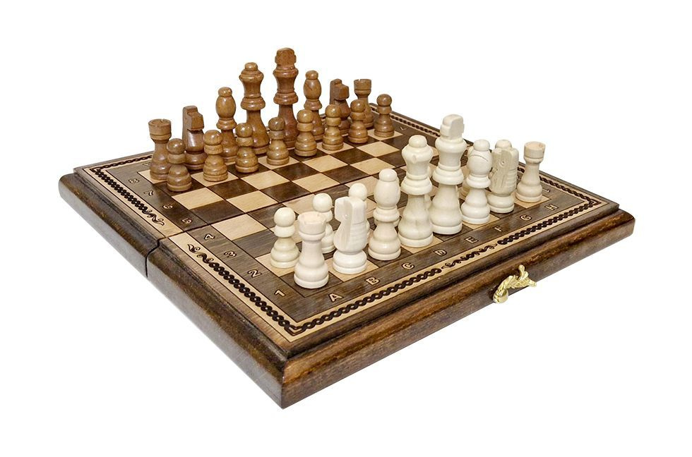 Резные шахматы и нарды Шах и мат #1