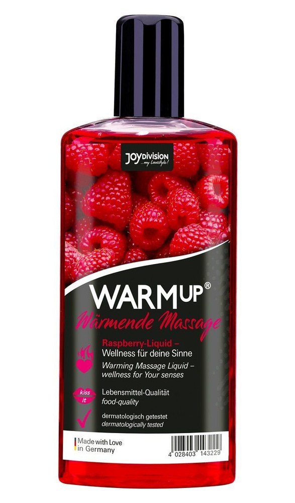 Массажное масло с ароматом малины WARMup Raspberry - 150 мл. #1