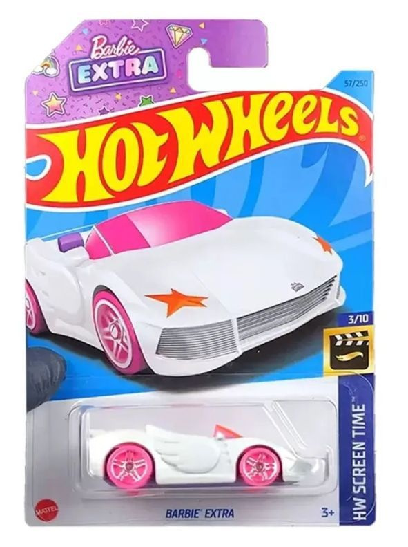 Hot Wheels Машинка базовой коллекции BARBIE EXTRA белая 5785/HKH11 #1