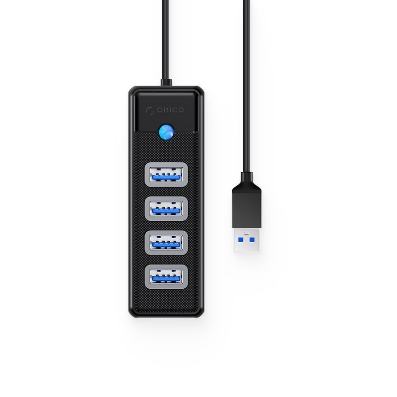 Концентратор ORICO USB-A с 4x USB-A черный (ORICO-PW4U-U3-015-BK-EP) #1