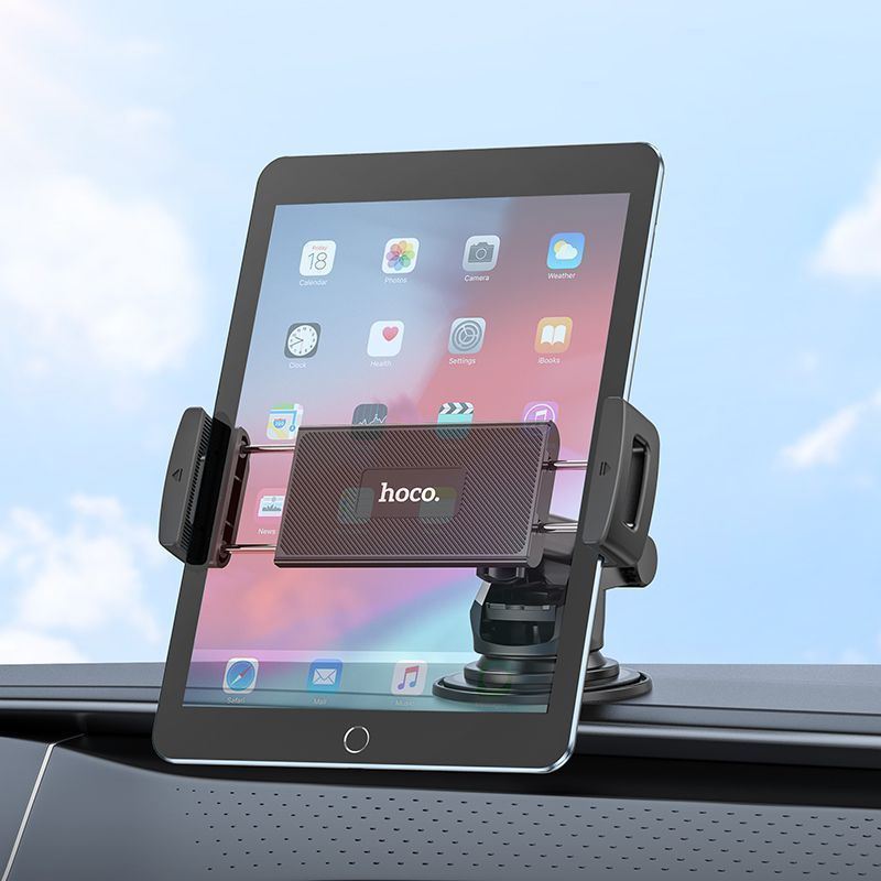 Автомобильный держатель для планшета и телефона / на приборную панель HOCO 4.7-10.5дюймов  #1