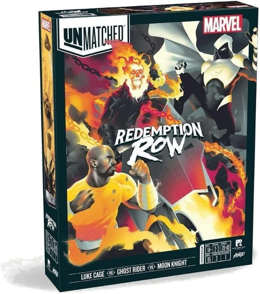 Настольная игра Unmatched. Marvel Redemption Row на английском языке #1