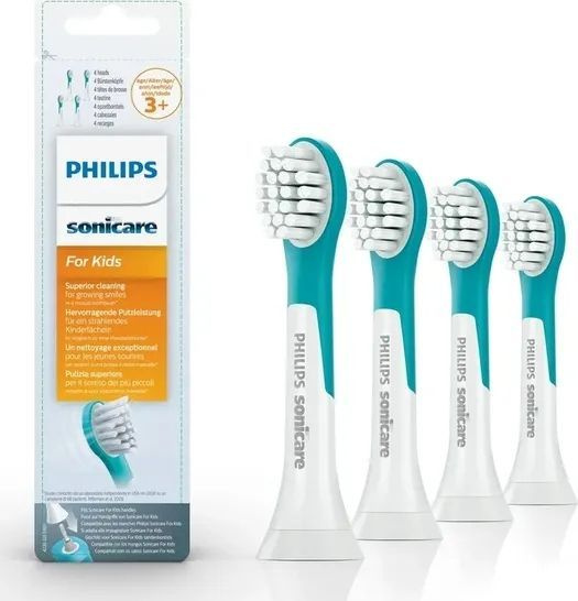 Насадки для электрической зубной щетки Philips Sonicare Kids HX6034/33 для детей (3+), для бережного #1