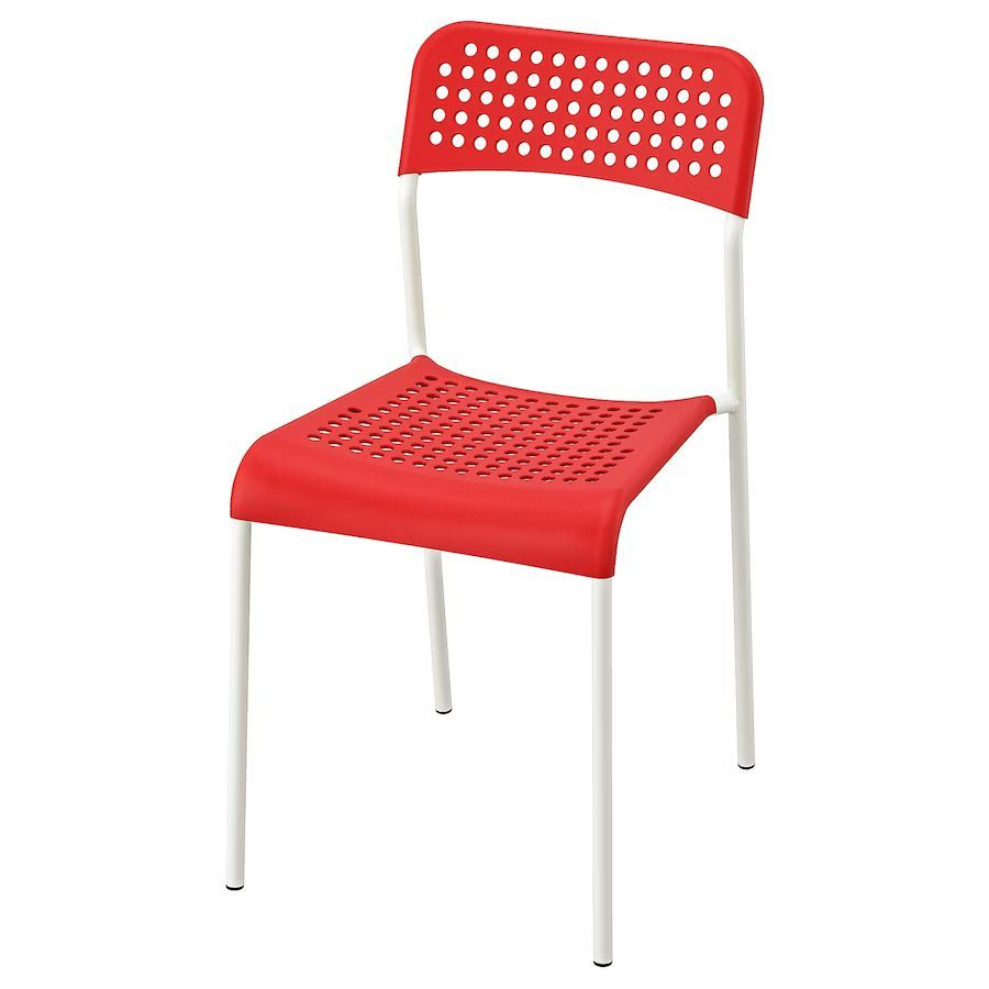 ADDE Стул IKEA, красно-белый (60219185) #1