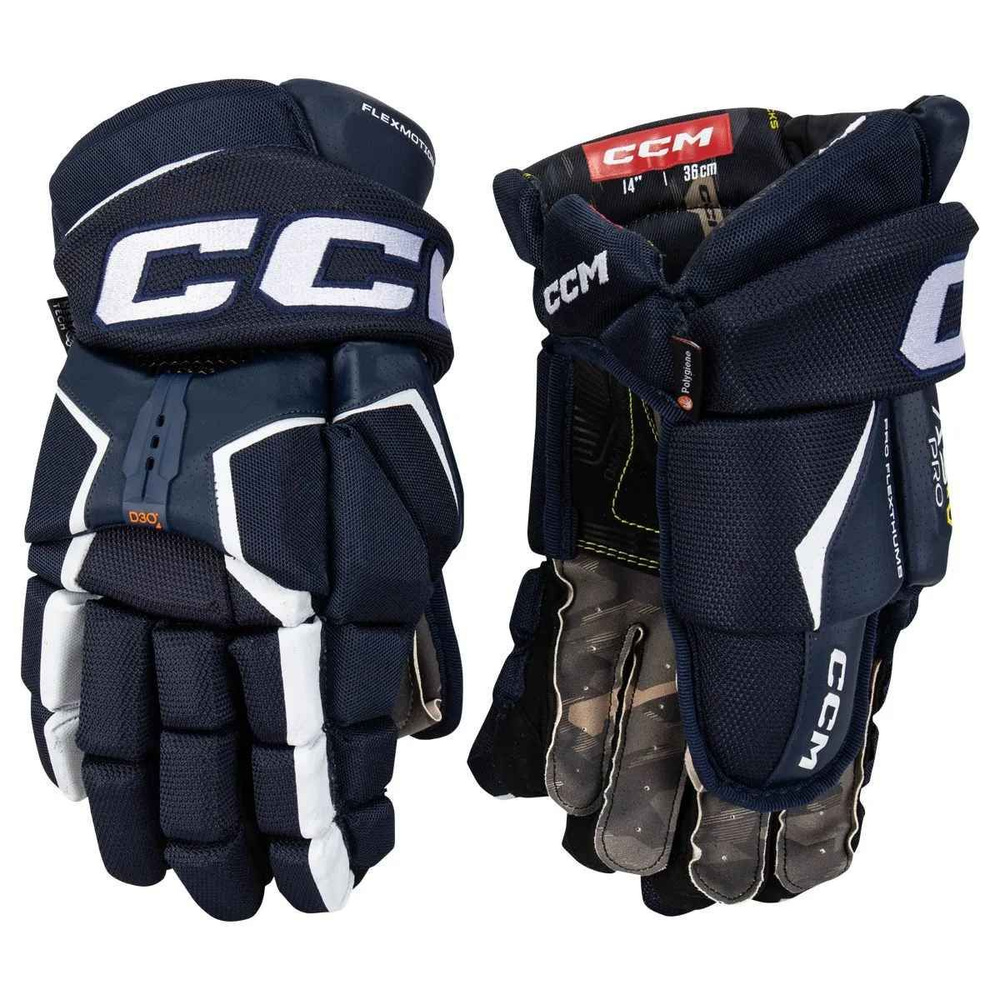 Перчатки CCM TACKS AS-V PRO SR (NAV/WHT 14") #1