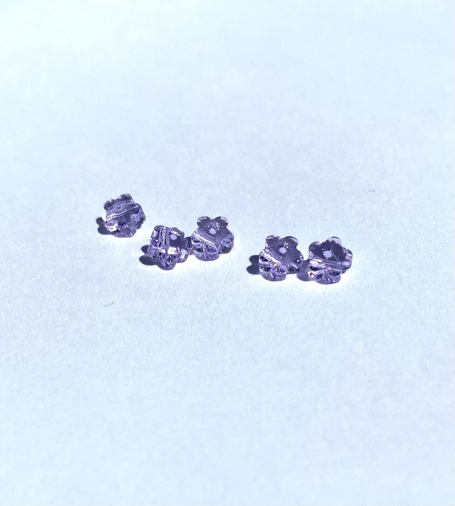 Бусины Swarovski 5 шт violet 5 мм цветок 5744 #1