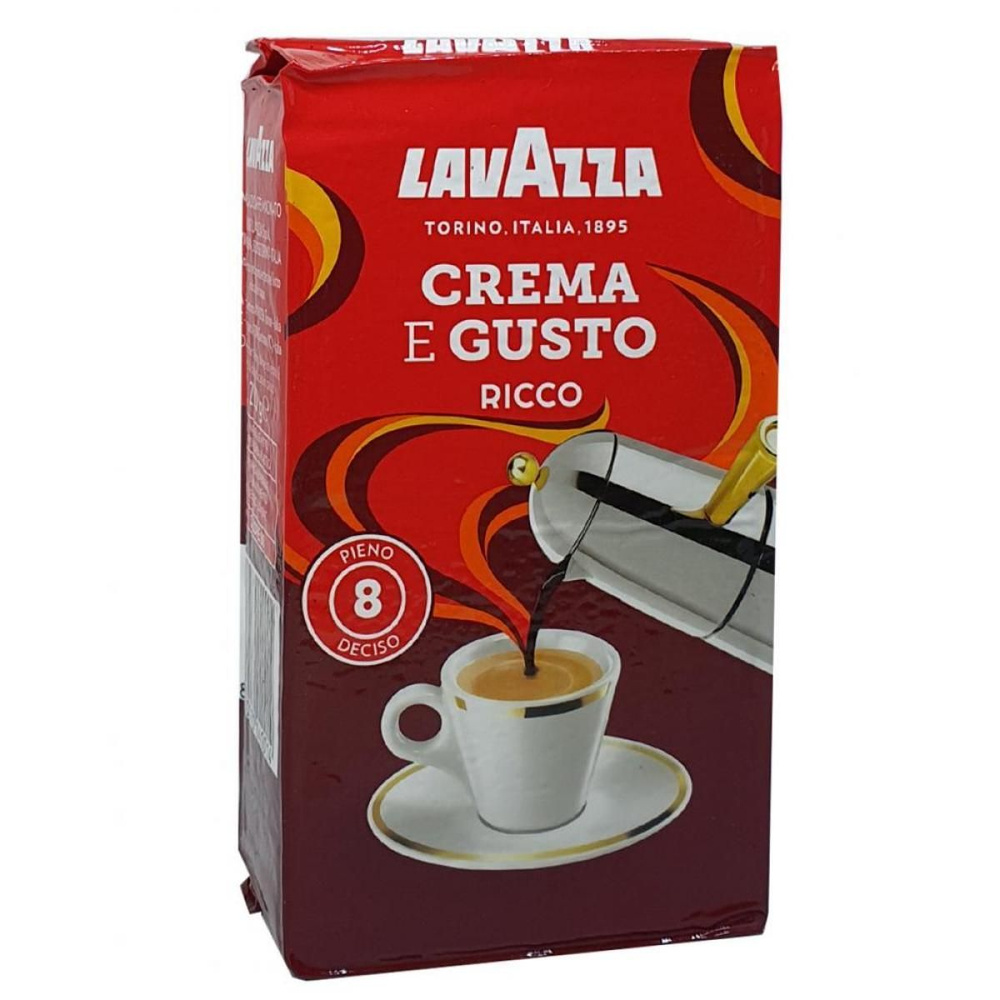 Кофе молотый Lavazza Crema e Gusto Ricco, 250 г #1