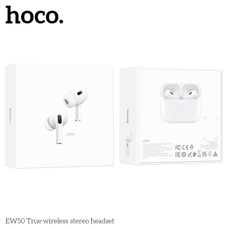 Беспроводные наушники Hoco EW50, белый #1