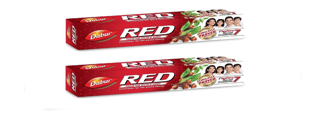 Зубная паста Дабур Ред 200 грамм - Dabur Red - аюрведическая зубная паста  #1