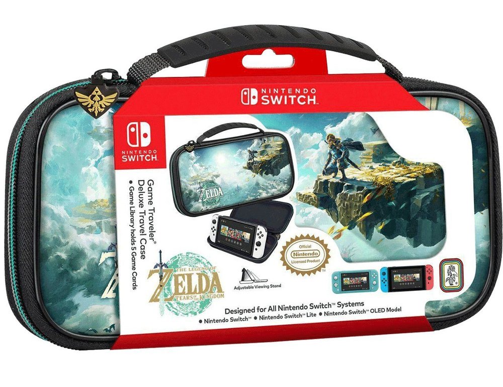 Дорожный чехол Deluxe Travel Case - Legend of Zelda: Tears of the Kingdom для Nintendo Switch/OLED/Lite #1