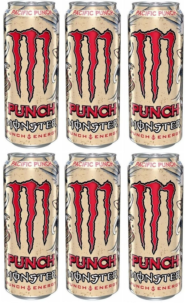 Энергетический напиток Monster Pacific Punch / Монстер Пасифик Пунш 500 мл 6 шт  #1