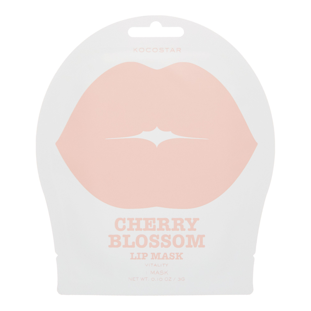 Маска для губ KOCOSTAR гидрогелевая, антивозрастная, увлажняющая, осветляющая, экстрактом цветка вишни #1