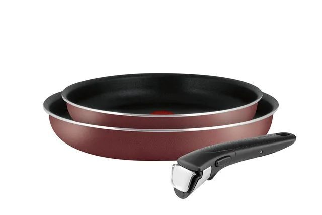 Набор посуды Tefal Ingenio RED, сковороды 22/26 см + ручка 04175810 #1