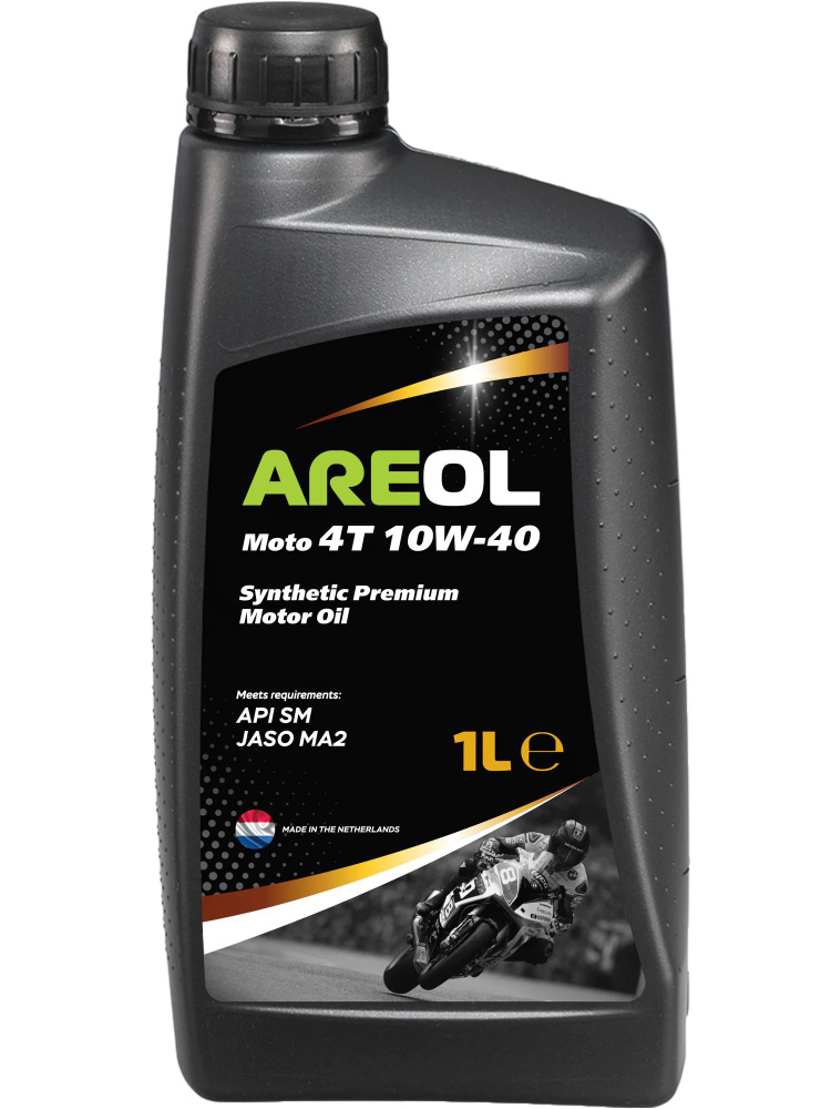 AREOL MOTO 4T 10W-40 Масло моторное, Синтетическое, 1 л #1