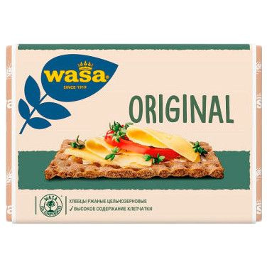 Хлебцы WASA Original ржаные цельнозерновые, 275г #1