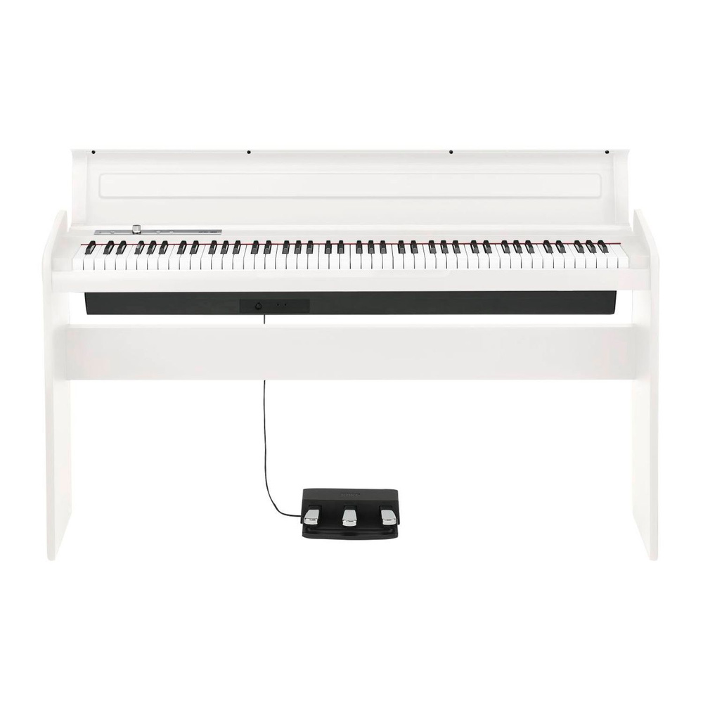 KORG LP-180-WH цифровое пианино, 10 тембров, тройная педаль, стойка и адаптор питания в комплекте, цвет #1