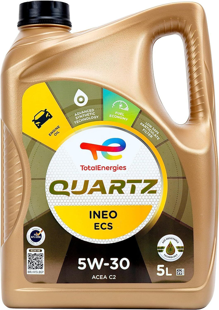 Quartz QUARTZ INEO ECS 5W-30 Масло моторное, Синтетическое, 4 л #1