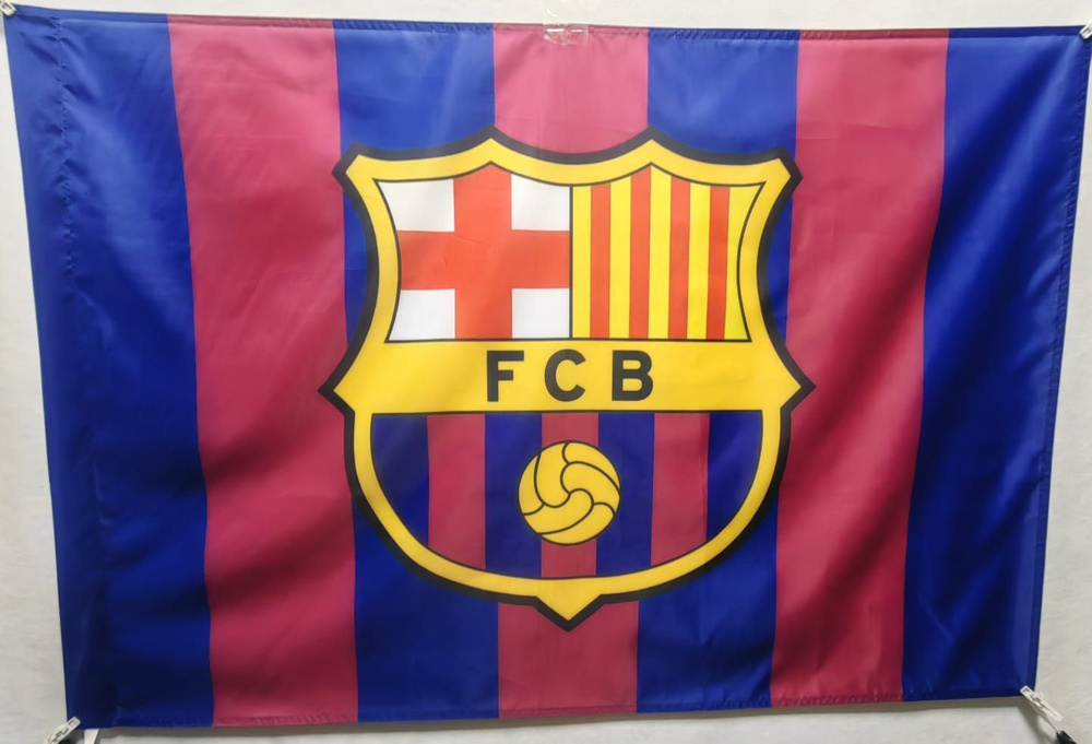 Флаг ФК Барселона 135х90см. #1