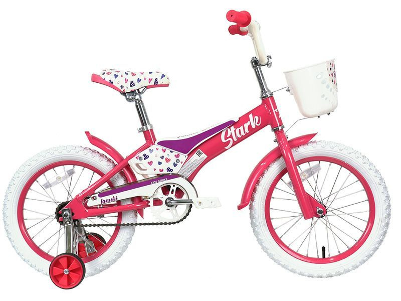 Велосипед Stark'21 Tanuki 12 Girl розовый/фиолетовый #1