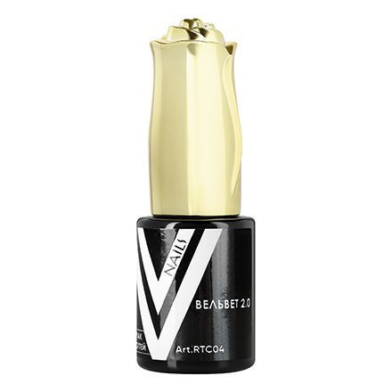 Vogue Nails, Топ матовый Вельвет 2.0, 10 мл - Прозрачный #1