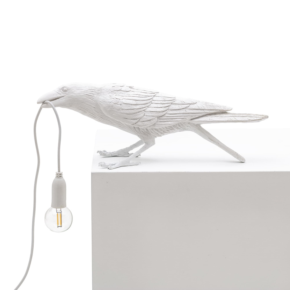 Настольная лампа Seletti Bird White Playing #1