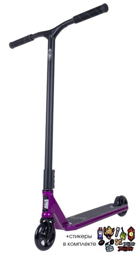 Трюковой самокат TechTeam Provokator 50 (2024), фиолетовый-черный #1