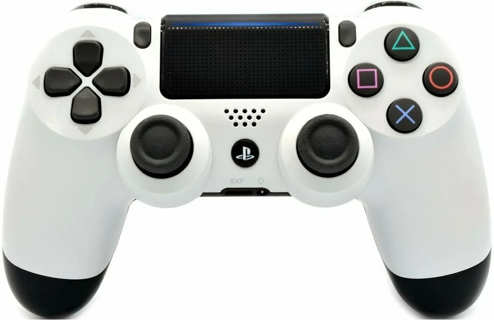 Геймпад Джойстик Геймпад Sony DualShock 4 v2 PS4 / Геймпад PS4 / Геймпад, Bluetooth, Проводной, белый #1