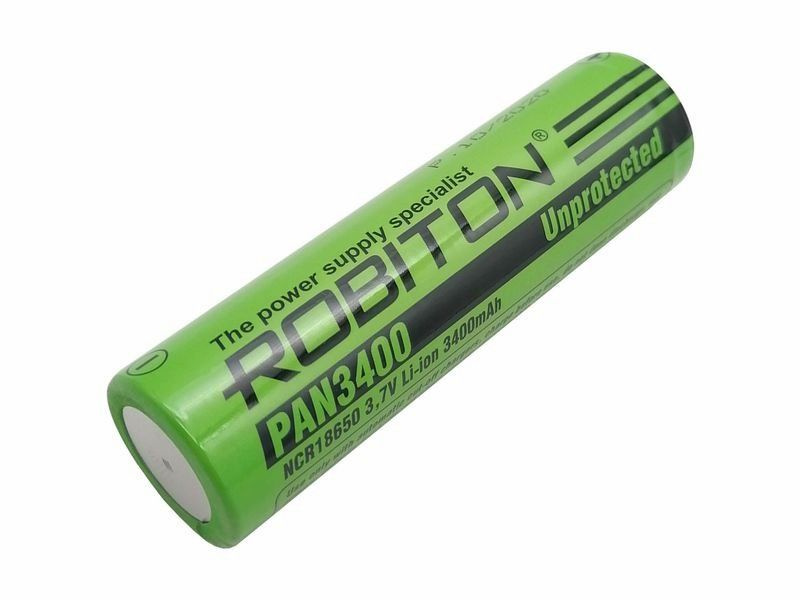 Аккумулятор Robiton 18650 (3400mAh) без защиты #1