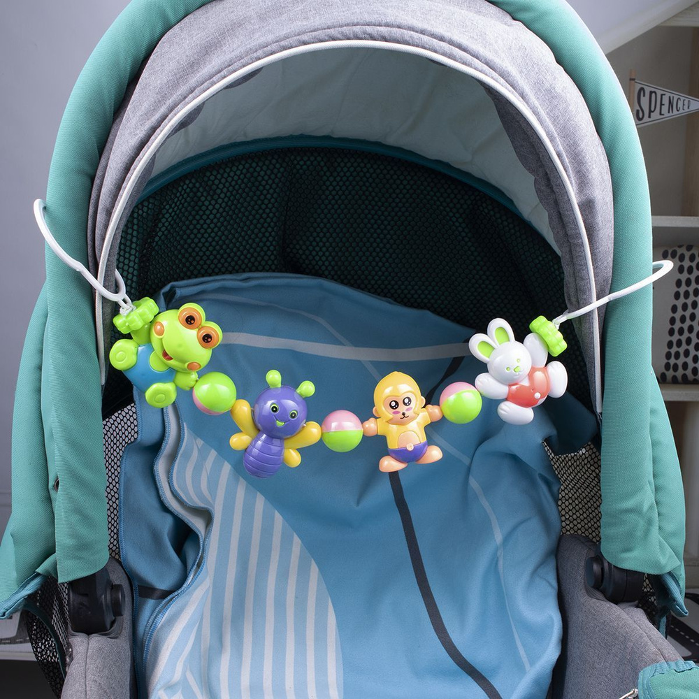 Радужки. Игрушка - погремушки детские на коляску для новорожденных малышей развивающая / подвеска - растяжка #1