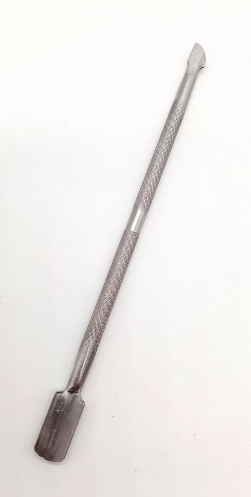 Палочка для маникюра - Пушер №0-А, серебристый цвет, длина 12,4 см, 1 шт  #1