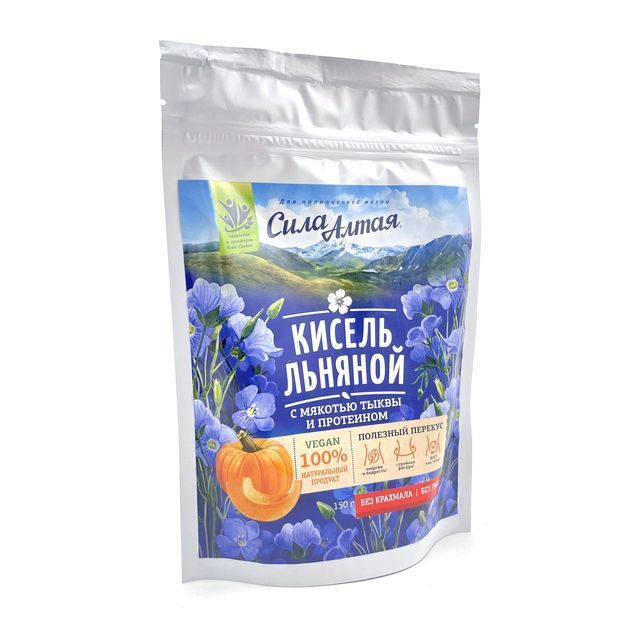 Кисель льняной с мякотью тыквы и протеином 150 гр, Специалист - купить ...