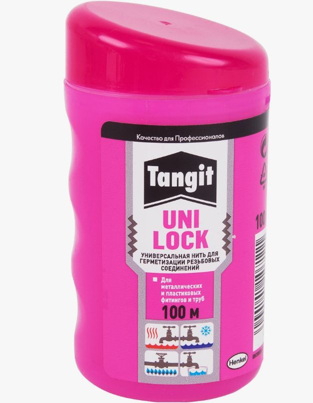 Нить для герметизации резьбы Tangit UNI LOCK 100 м #1