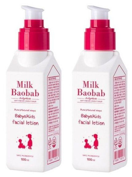 Milk Baobab, Детский лосьон для лица Baby&Kids Facial Lotion, 100 мл, 2 шт #1