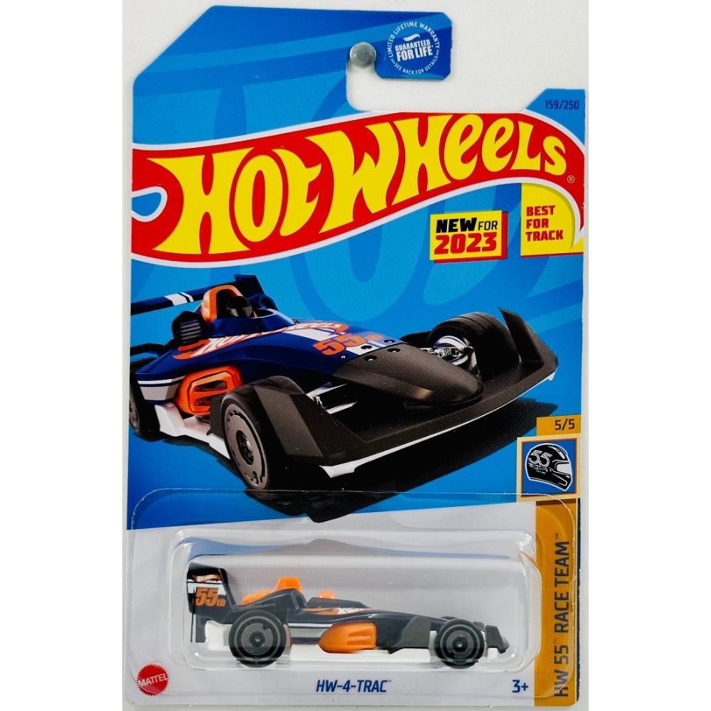 HKG50 Машинка металлическая игрушка Hot Wheels коллекционная модель  HW-4-TRAC темно синий - купить с доставкой по выгодным ценам в  интернет-магазине OZON (1104967514)