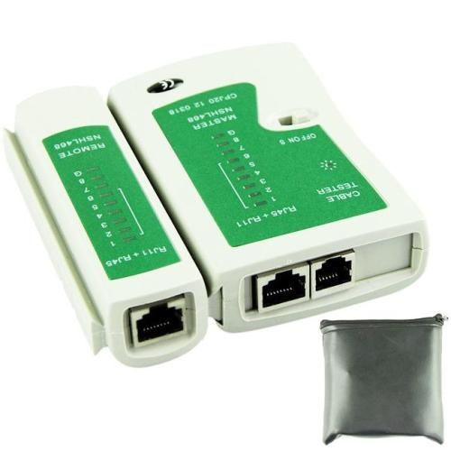 Тестер сетевой AT15252 кабель LAN и телефон - utp/stp RJ45, RJ12 #1