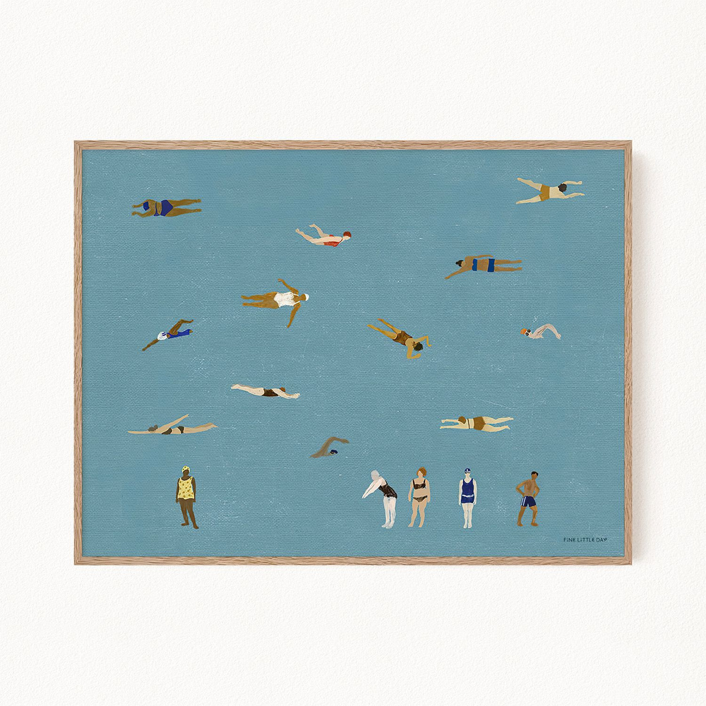 Постер для интерьера "Swimmers", 30х40 см #1