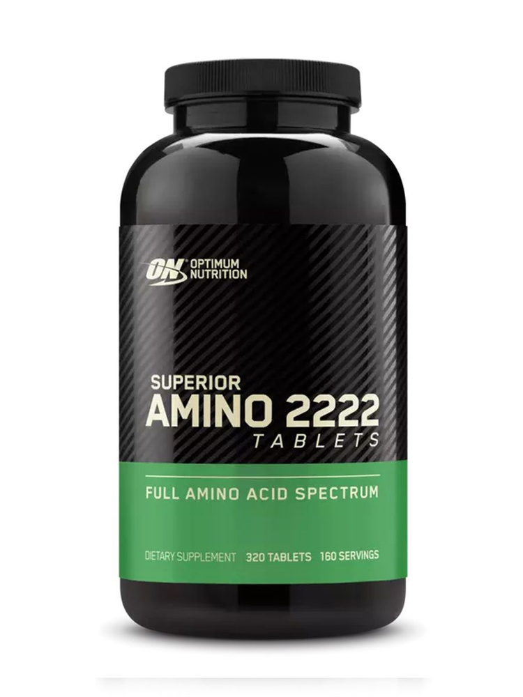 Комплекс аминокислот Optimum Nutrition Super Amino 2222 в таблетках 320 таблеток  #1