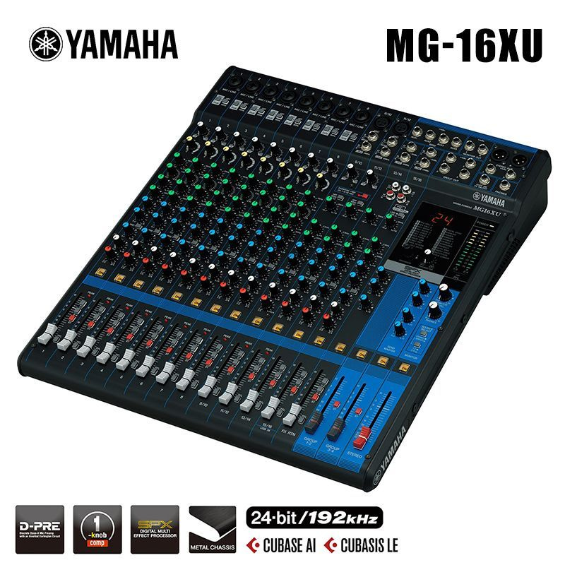 YAMAHA MG16XU Аналоговый микшерный пульт - купить с доставкой по ...