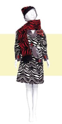 Набор для шитья одежды кукол "DressYourDoll" №2 S213-0606 Judy Zebra #1