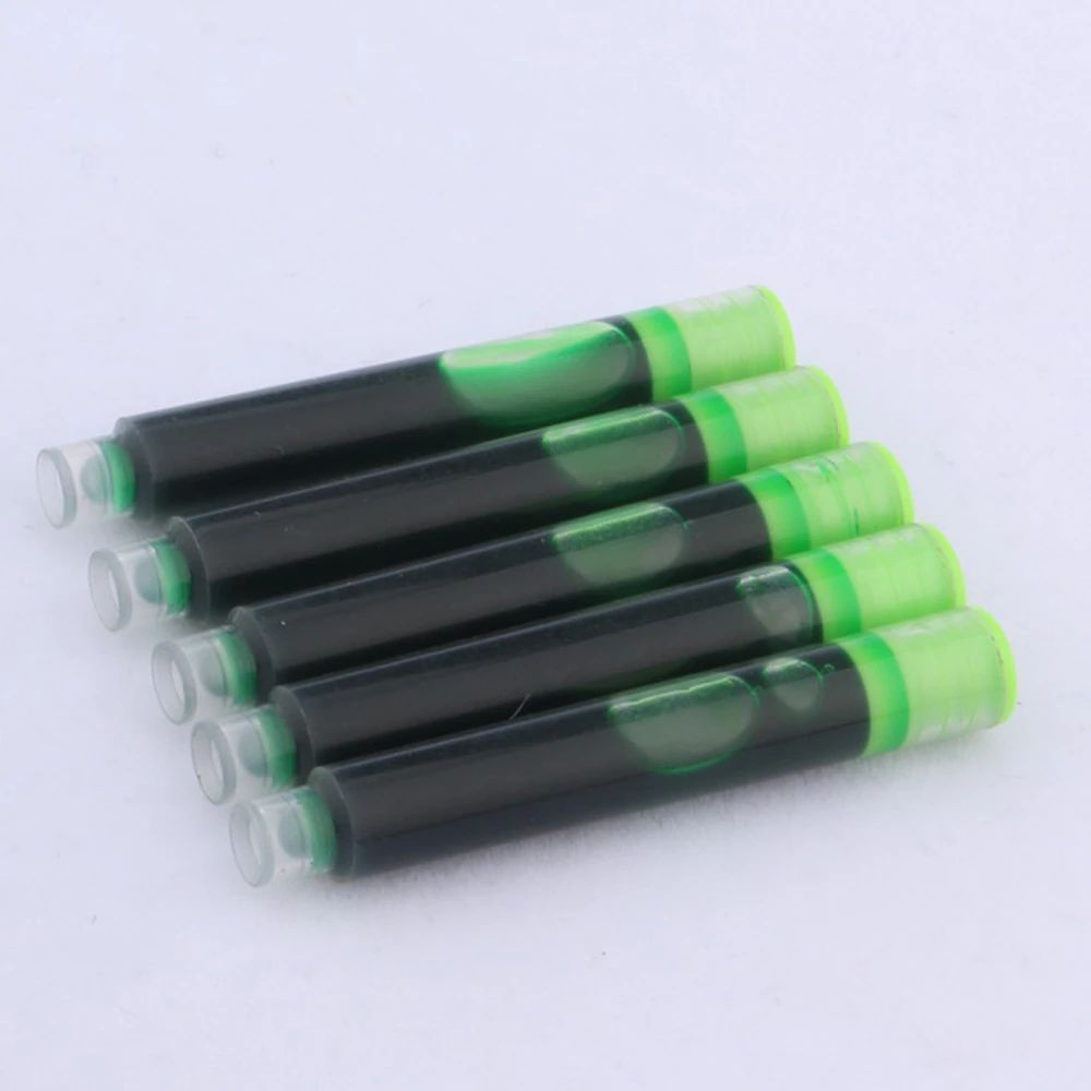 Светло-зеленые картриджи для перьевой ручки 3,4 мм, 5 шт. #1